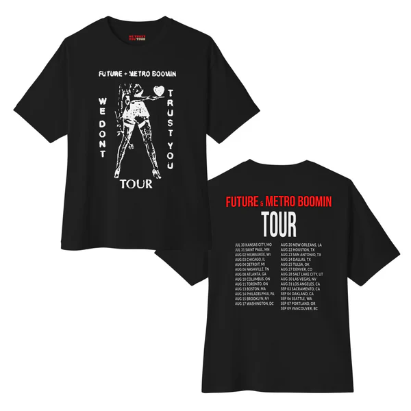 WDTY Heartbreaker Tour Dates T-shirt (White Ink)