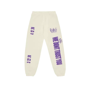 WSDTY SWEATPANTS CREAM